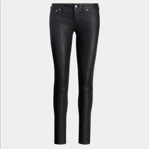COPY - POLO RALPH LAUREN Stretch Leather Skinny Pant